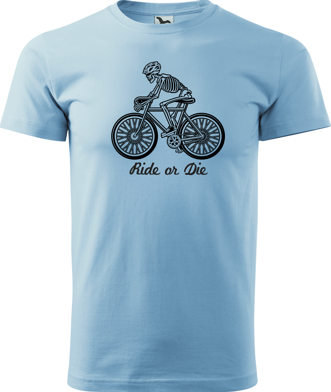 Pánské tričko pro cyklistu - Ride or Die Velikost: S, Barva: Nebesky modrá (15)