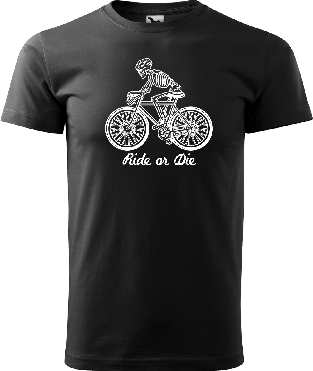 Pánské tričko pro cyklistu - Ride or Die Velikost: XL, Barva: Černá (01)