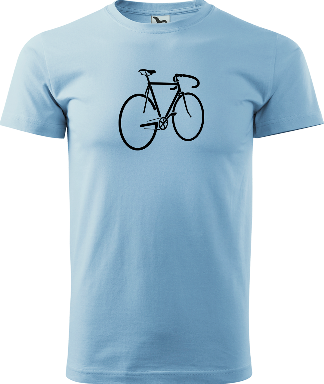Pánské tričko s kolem - Pánské kolo Velikost: M, Barva: Nebesky modrá (15)