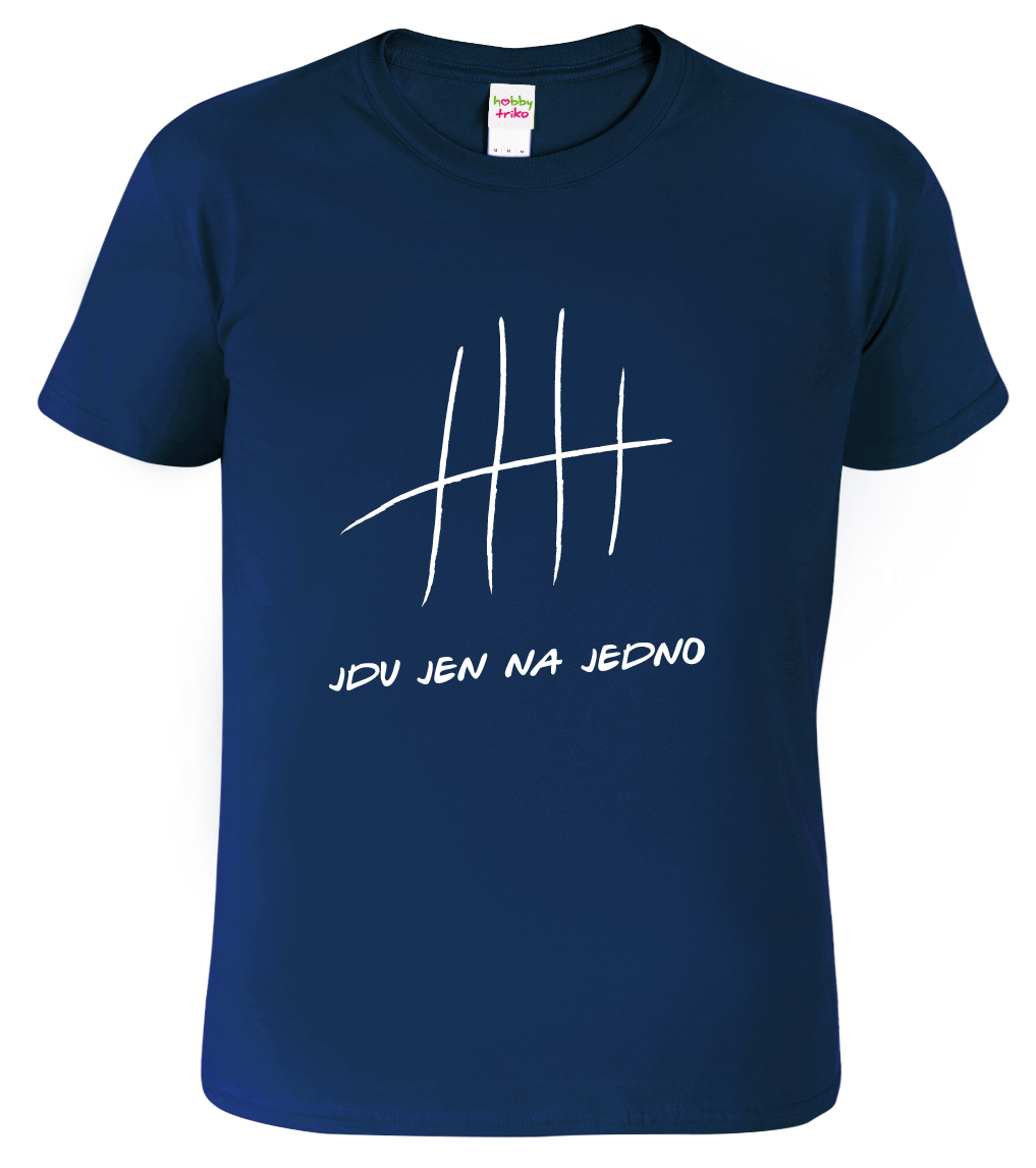 Vtipné tričko - Pivní účet Velikost: 3XL, Barva: Námořní modrá (02)