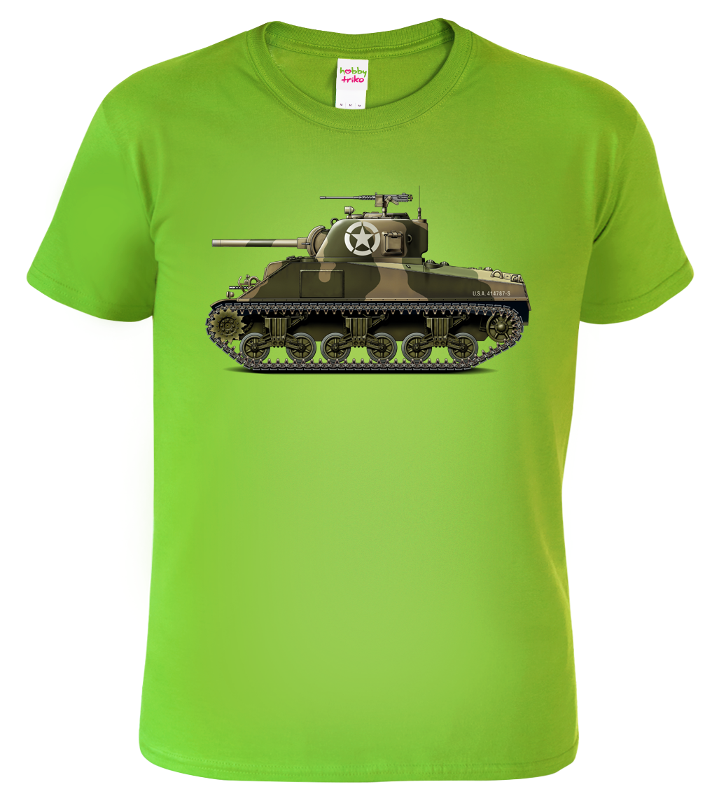 Dětské tričko s tankem - Sherman Velikost: 4 roky / 110 cm, Barva: Apple Green (92)