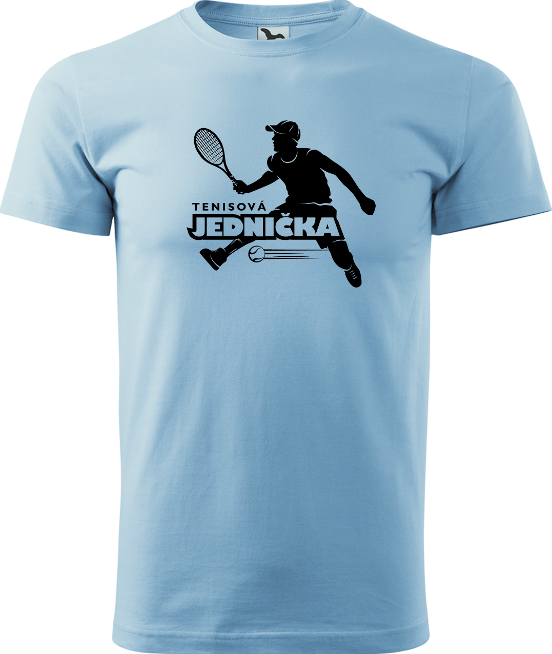 Tenisové tričko - Tenisová jednička Velikost: L, Barva: Nebesky modrá (15)