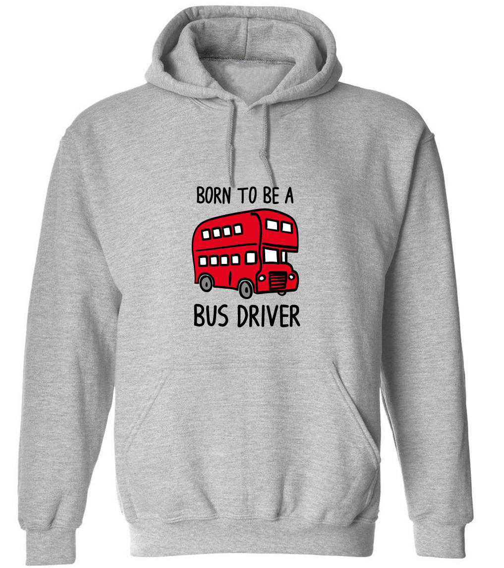 Mikina pro řidiče autobusu - Born to Be a Bus Driver Velikost: 2XL, Barva: Šedá