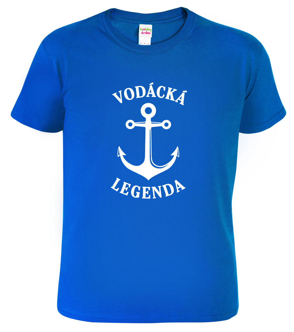 Pánské vodácké tričko - Vodácká legenda Velikost: L, Barva: Královská modrá (05)