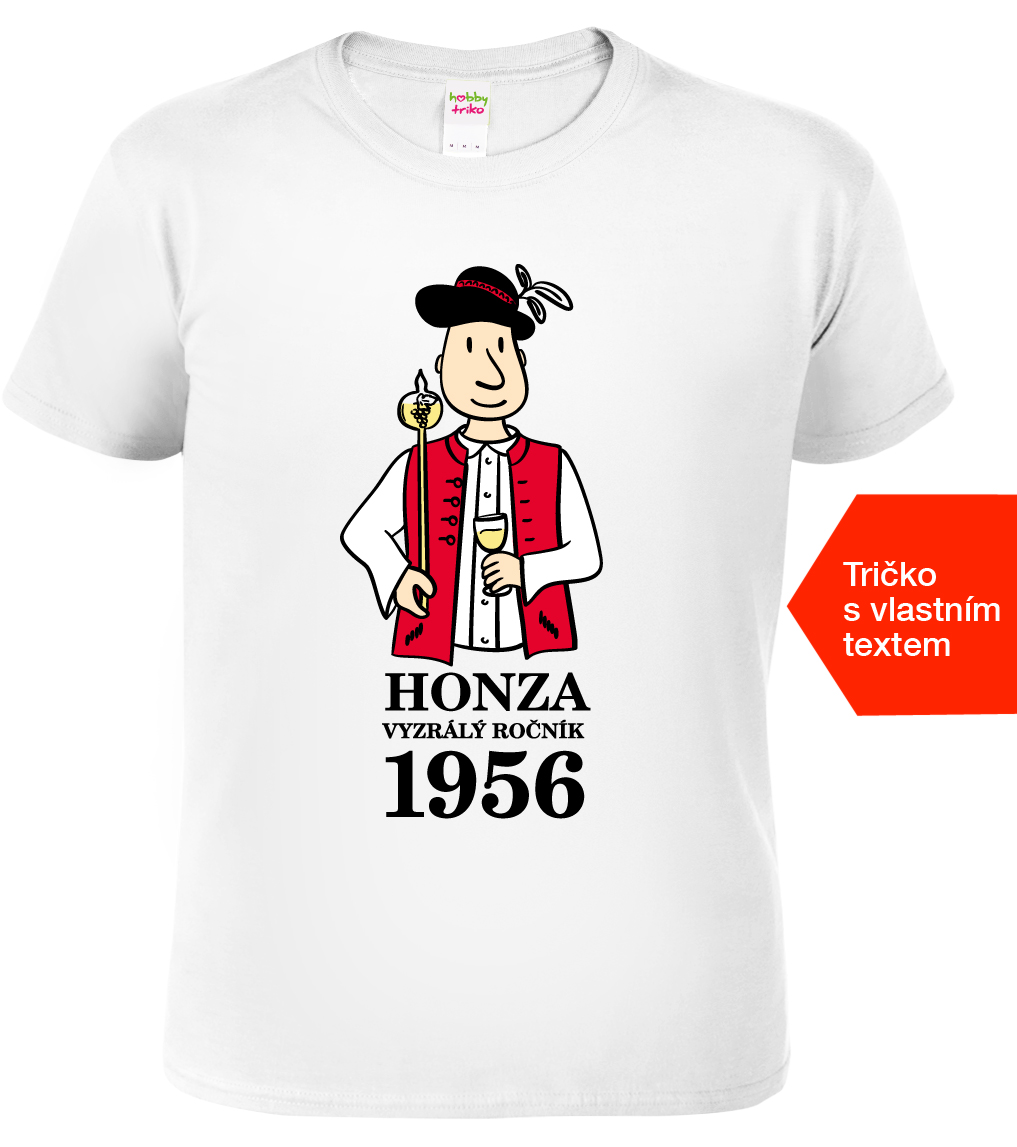 Tričko k narozeninám - Vyzrálý ročník Velikost: 2XL, Barva: Bílá