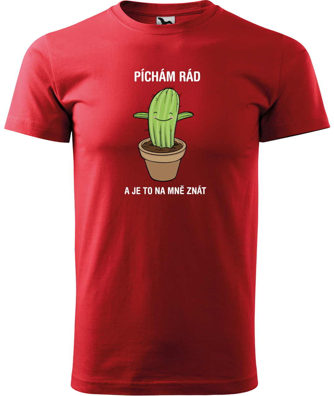 Vtipné tričko - Kaktus Velikost: XL, Barva: Červená (07)