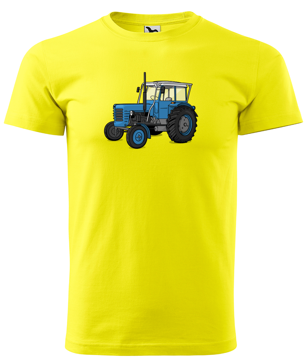 Dětské tričko s traktorem - Starý traktor Velikost: 4 roky / 110 cm, Barva: Žlutá (04)