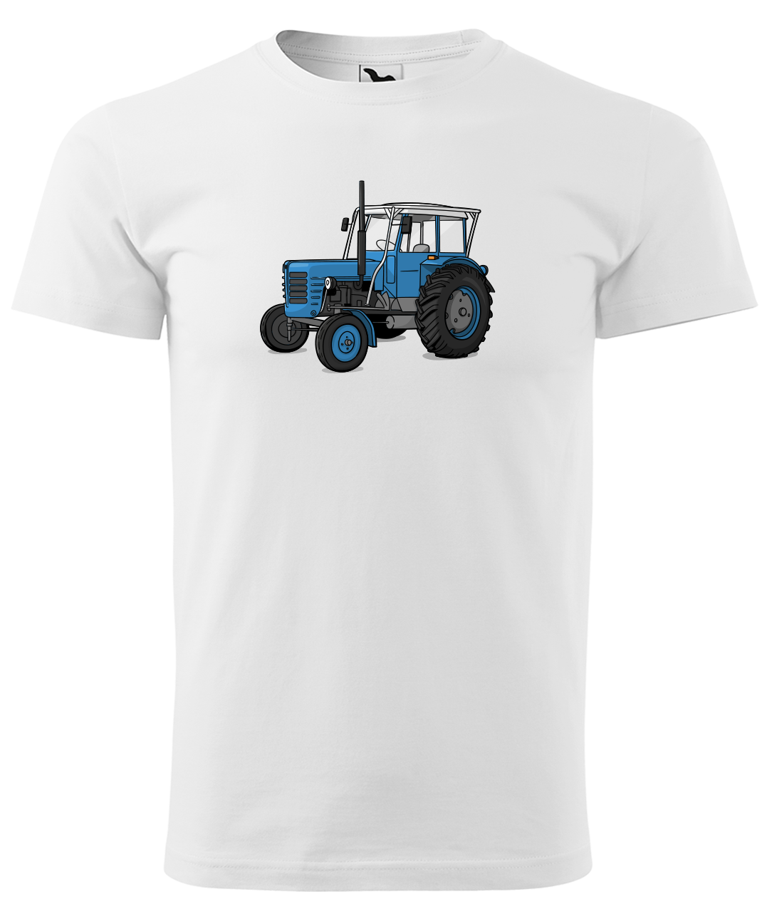 Dětské tričko s traktorem - Starý traktor Velikost: 4 roky / 110 cm, Barva: Bílá (00)
