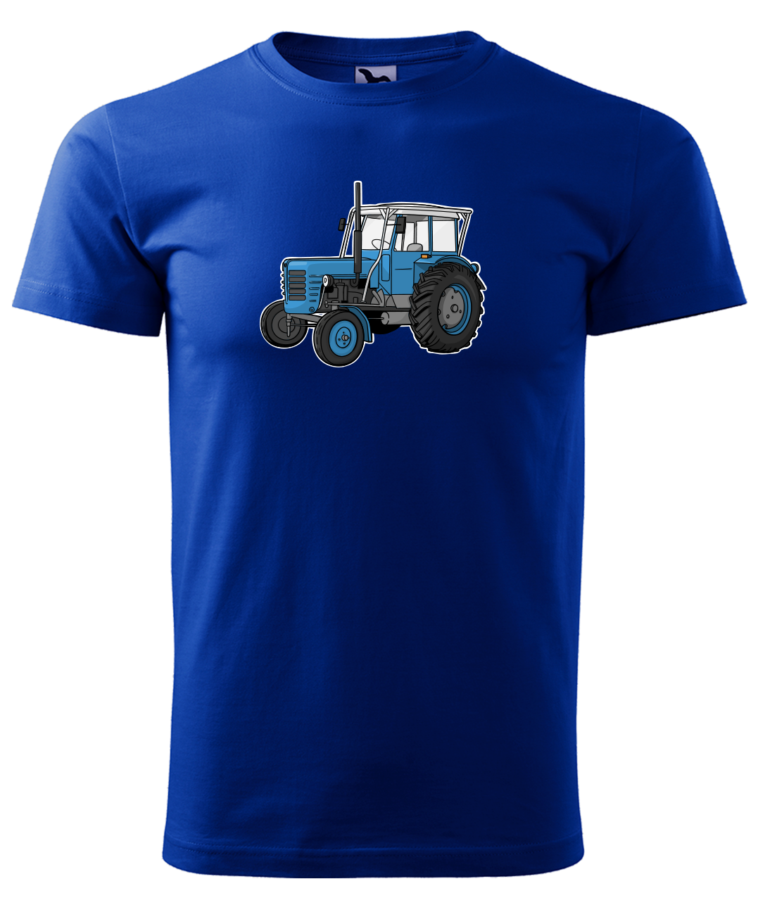 Dětské tričko s traktorem - Starý traktor Velikost: 4 roky / 110 cm, Barva: Královská modrá (05)