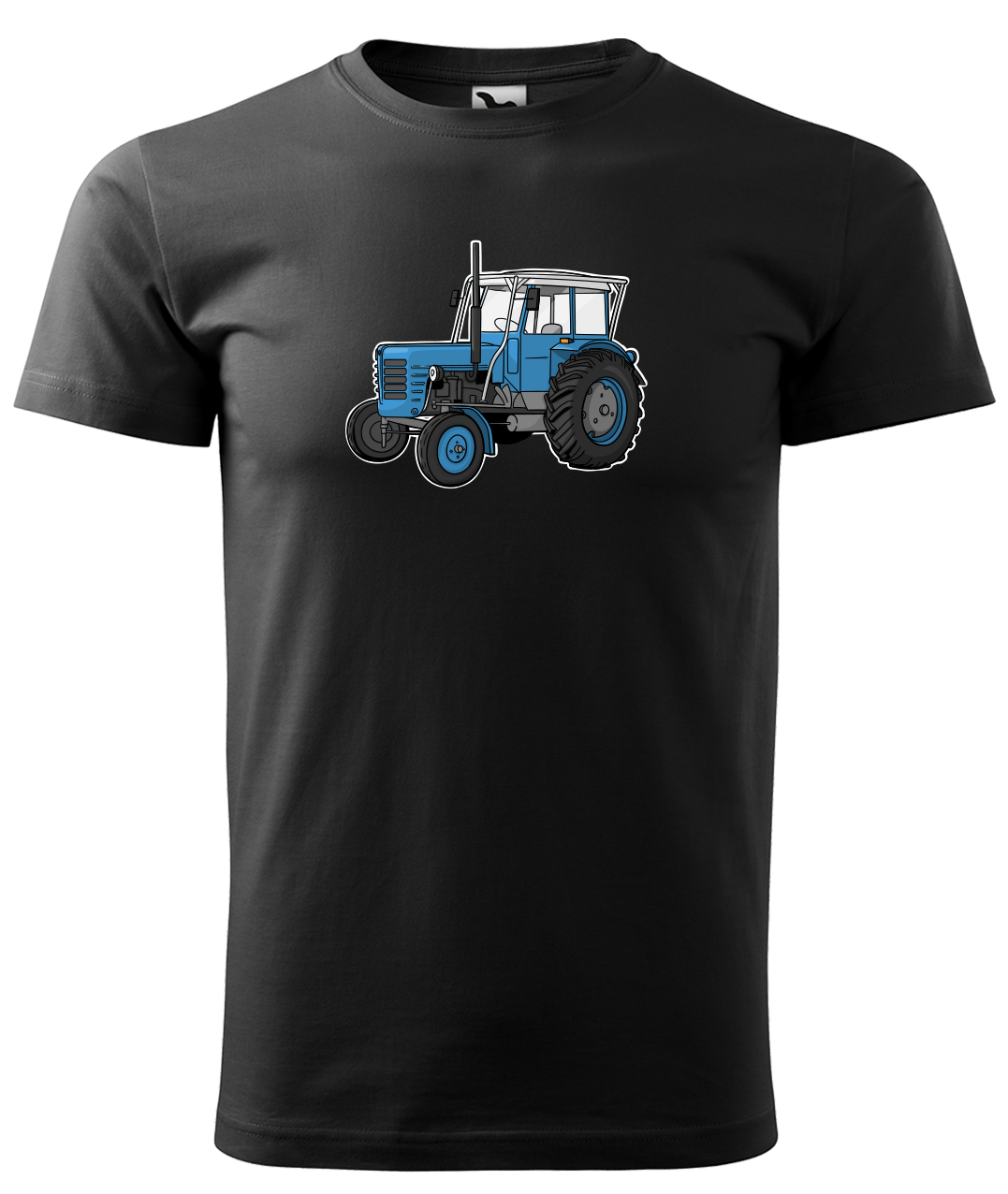 Dětské tričko s traktorem - Starý traktor Velikost: 4 roky / 110 cm, Barva: Černá (01)