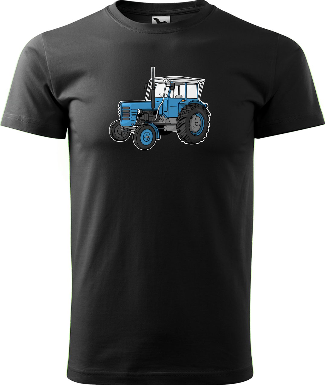Tričko s traktorem - Starý traktor Velikost: M, Barva: Černá (01)