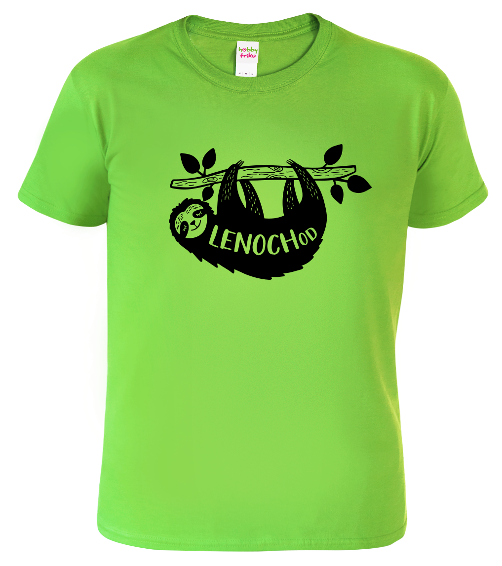 Tričko s lenochodem - Lenochod Velikost: S, Barva: Apple Green (92)