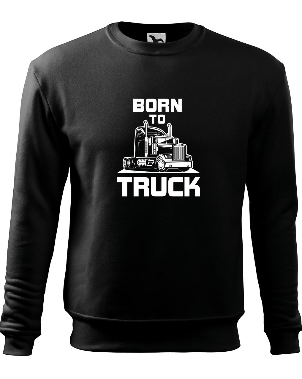 Mikina pro kamioňáka - Born to truck Velikost: L, Barva: Černá