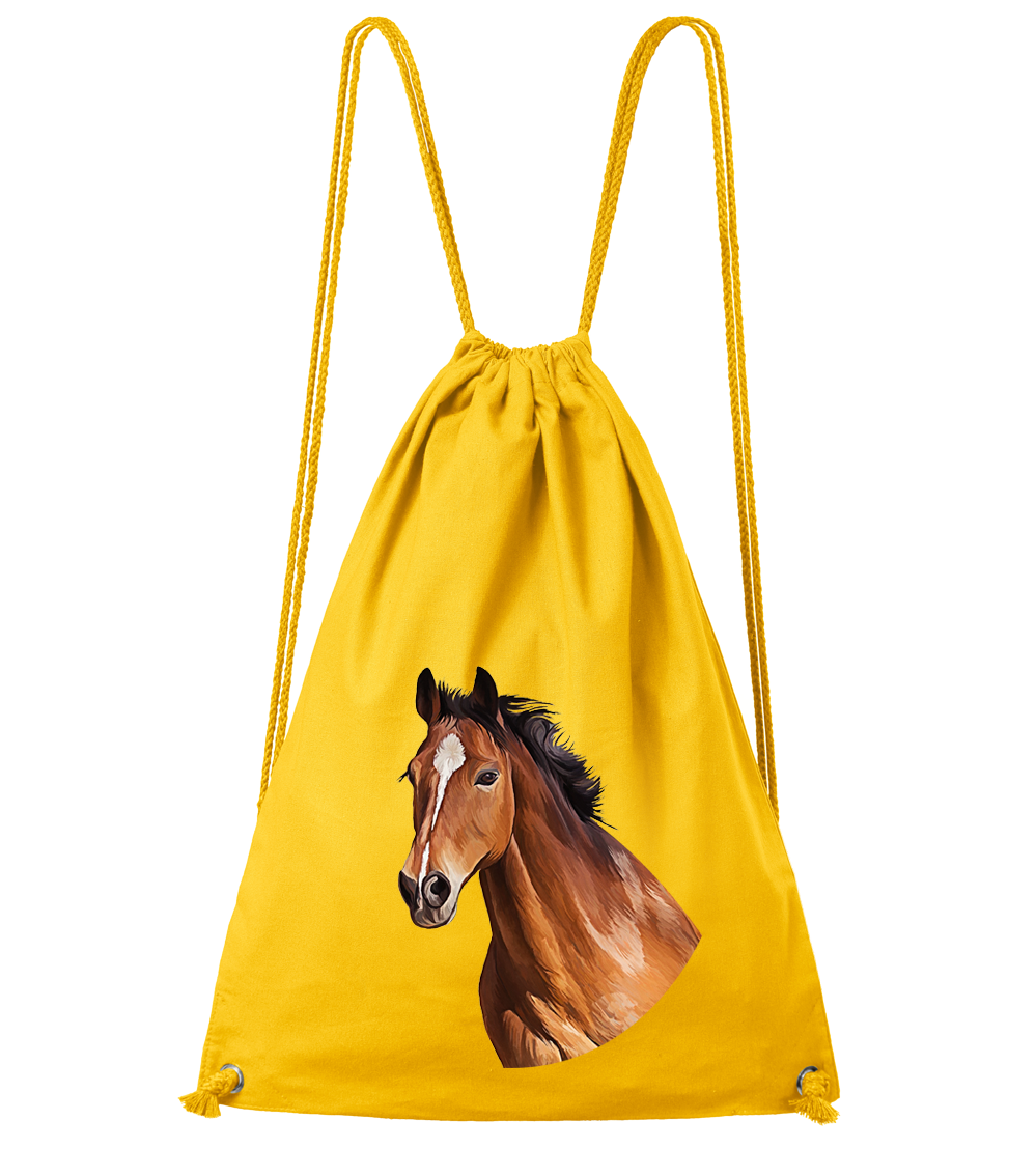 Batoh s koněm - Hnědák Barva: Žlutá