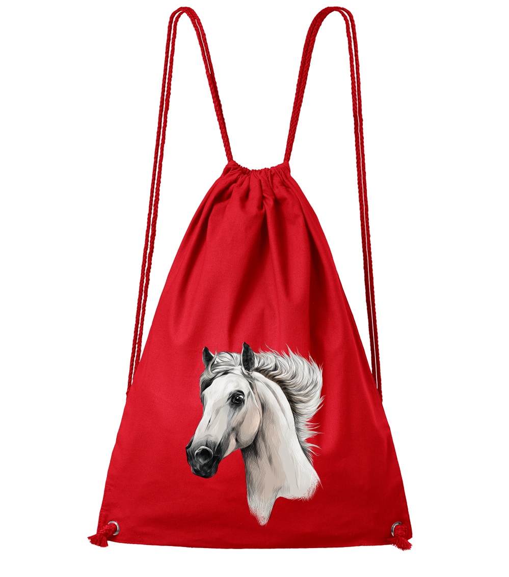 Batoh s koněm - Bělouš Barva: Červená