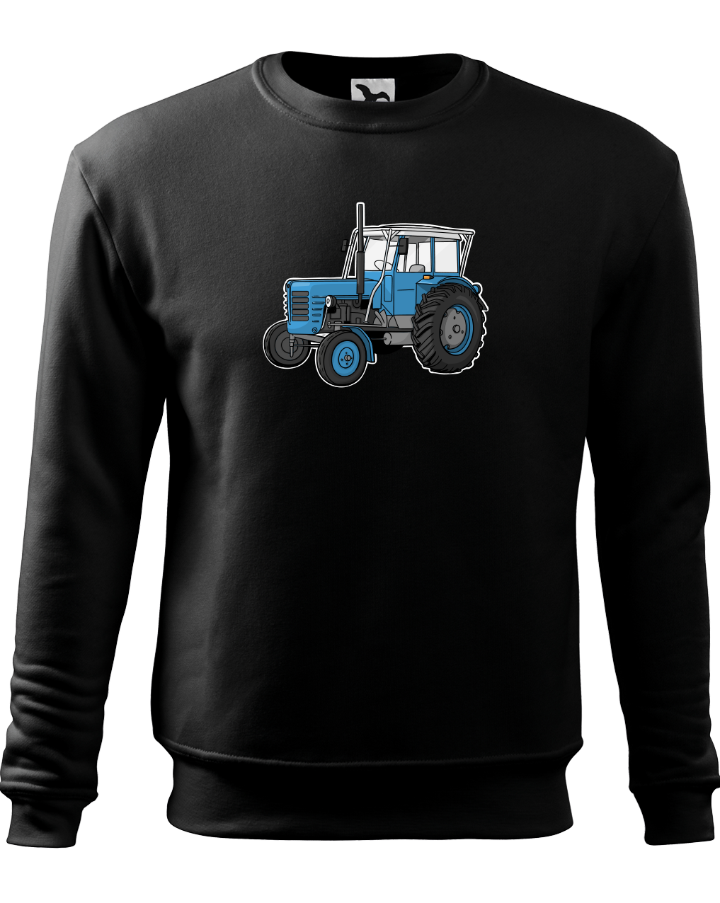 Mikina s traktorem - Starý traktor Velikost: S, Barva: Černá