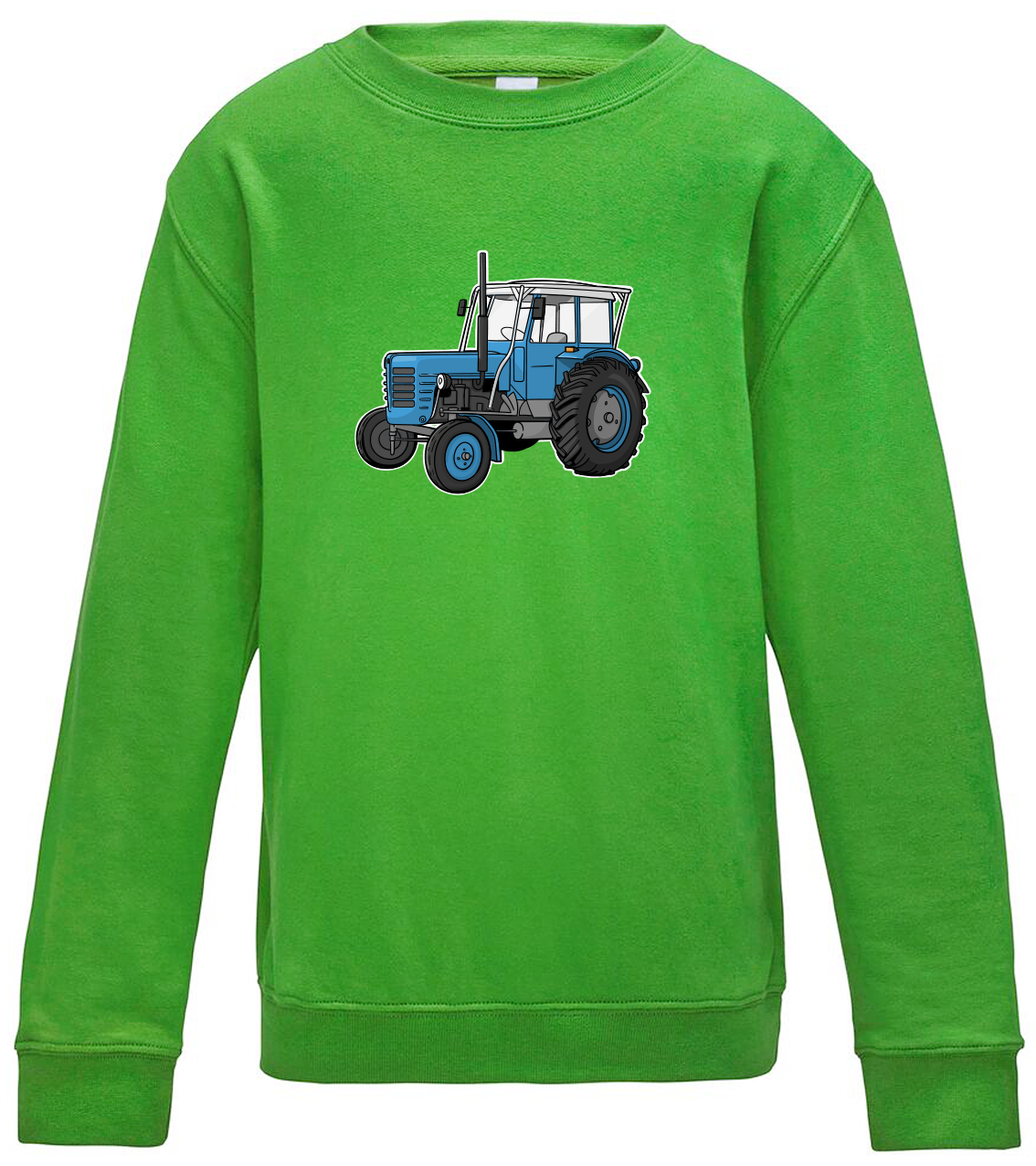 Dětská mikina s traktorem - Starý traktor Velikost: 7/8 (122/128), Barva: Zelená