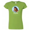 Dámské tričko s koněm - motivem koně