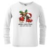 Dětské vánoční tričko - Vánoční pejsci (dlouhý rukáv)