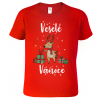 Pánské vánoční tričko - Vánoční sob (SLEVA)
