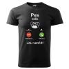 Dětské tričko se psem - Pes volá
