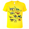 dětské tričko s dinosaurem - Atlas dinosaurů