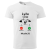 Dětské tričko pro lyžaře