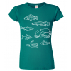Dámské rybářské tričko - Ryby našich vod