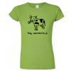Dámské zahradnické tričko - Kráva