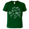 Houbařské tričko - Siluety hub