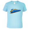 Tričko s vlakem - Modrý vlak