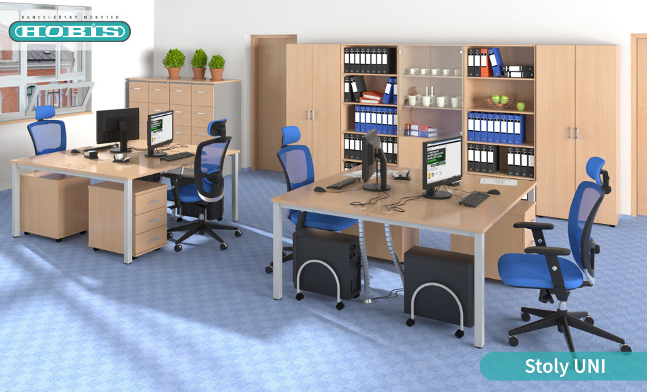 Kancelářské pracovní stoly Hobis UNI