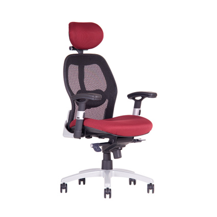 Hobis Židle OfficePro SATURN saturn vínová