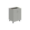 Hobis Kuchyně skříně a stoly KUDD 60 šedá šedá USN