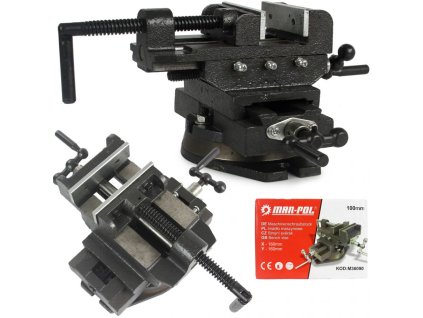 Otočný křížový svěrák s čelistí 100 mm