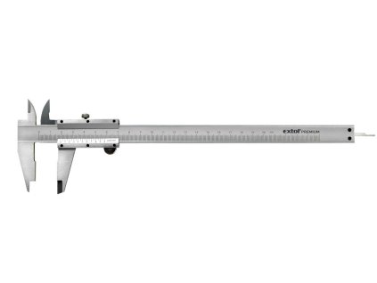 Měřítko posuvné kovové, 0–200 mm, rozlišení 0,05 mm - EXTOL PREMIUM