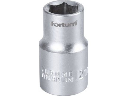 Klíč nástrčný, 1/2', 12,0mm, L 38mm, 61CrV5, FORTUM