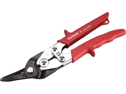 Nůžky na plech převodové, 255mm, levé, CrMo, FORTUM