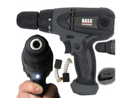 Elektrická vrtačka / šroubovák 850W s LED osvětlením BASS