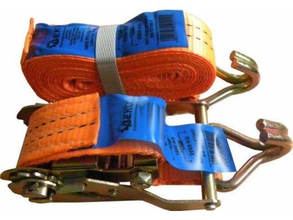 Pás upínací ráčnový s háky, 6m x 35mm, 2t GEKO