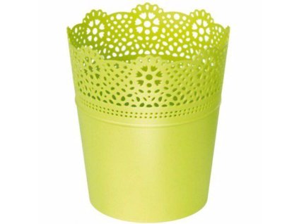 Plastový květináč 160mm DLAC160 LACE (Barva: Fuksie)