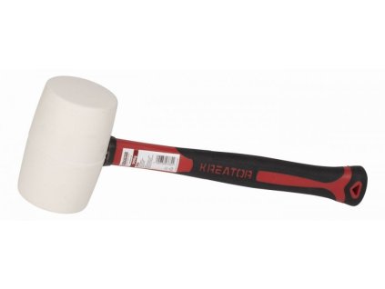 KRT904106 Gumová palice bílá 900g - Laminátová násada KREATOR