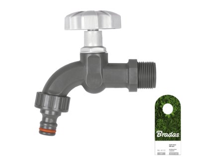 Ventil zahradní 1/2", koncovka 3/4" WHITE LINE