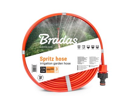 Zavlažovací hadice 15m, oranžová SPRITZ HOSE