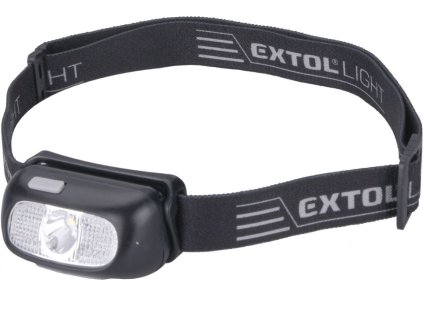 Čelovka 130lm CREE XPG, nabíjecí, USB, dosvit 40m, 5W CREE XPG LED EXTOL LIGHT
