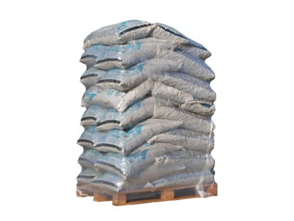Paleta 32 ks pytlů - Balené, pytlované hnědé Bílinské uhlí pro automatické kotle 800 kg, hnědé uhlí - ořech 2, 10-25mm EXPOL