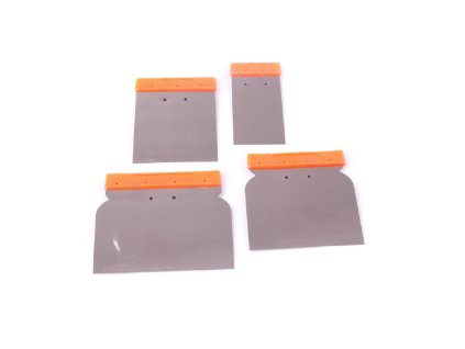 Stěrka japonská nerez 5, 8, 10, 12cm, 4ks