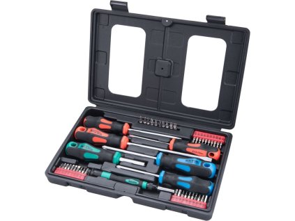 Šroubováky a hroty sada 47ks, 1/4" hroty a 4mm mini hroty, CrV EXTOL PREMIUM