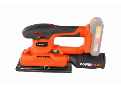 Aku vibrační bruska 20V (bez AKU) POWERPLUS