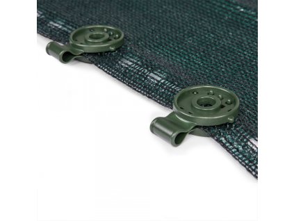Upínací spona na sítě, tkaniny, zelená BUNGEE CORD CLIPS